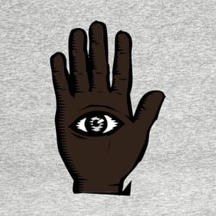 All Seeing Hand Mystic Eye Palm T-Shirt